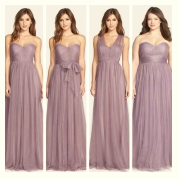 JENNY YOO Collection Convertible Anabelle Tulle Dress Lilac - Picture 1 of 3